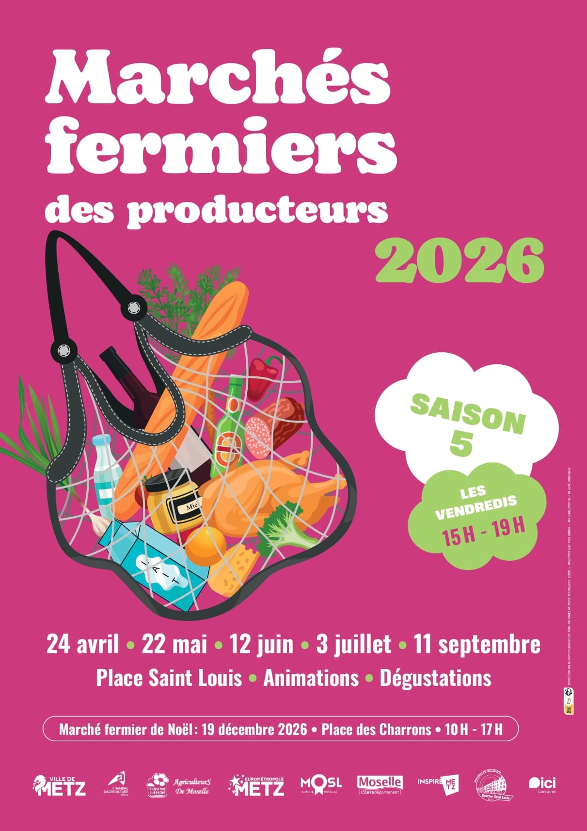 Marchés fermiers des producteurs : édition 2026