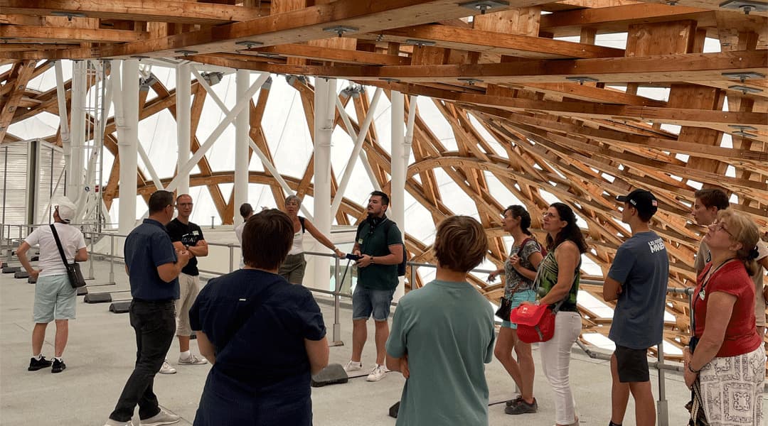Sur le toit du Centre Pompidou-Metz