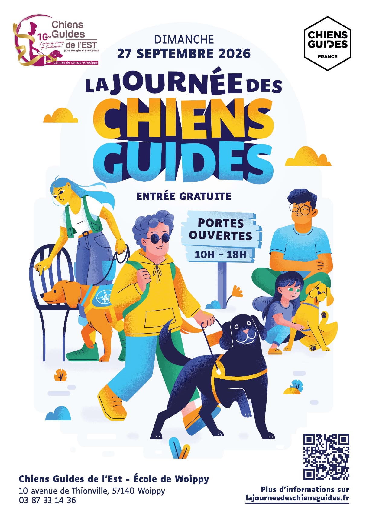 Journée des chiens guides - portes ouvertes à Woippy !
