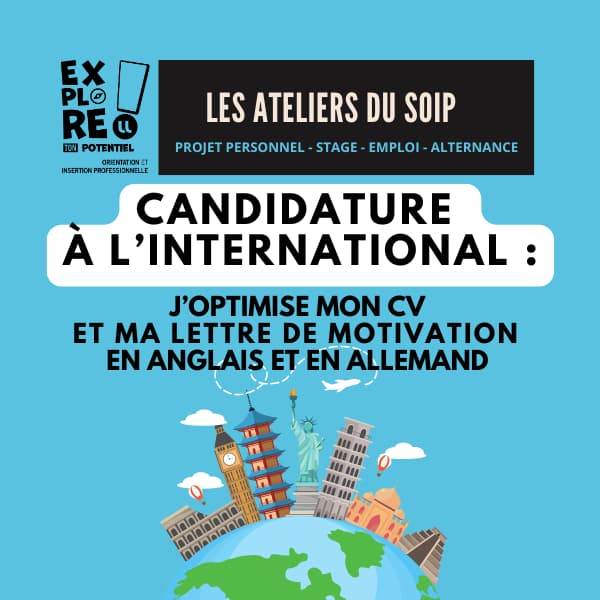 Candidature à l’international :  CV et lettre de motivation