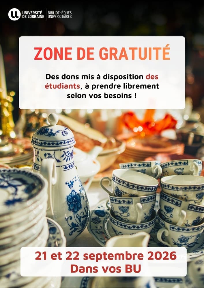 Zone de gratuité à la BU