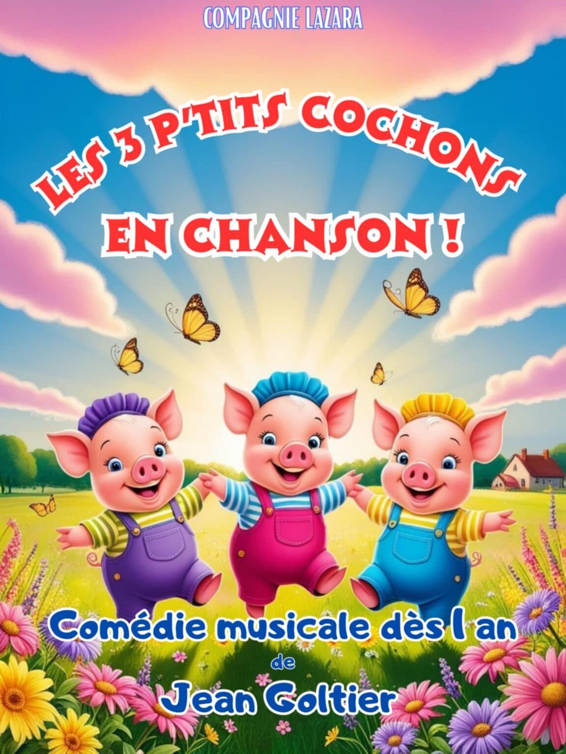 Les Trois P’tits Cochons en chanson !