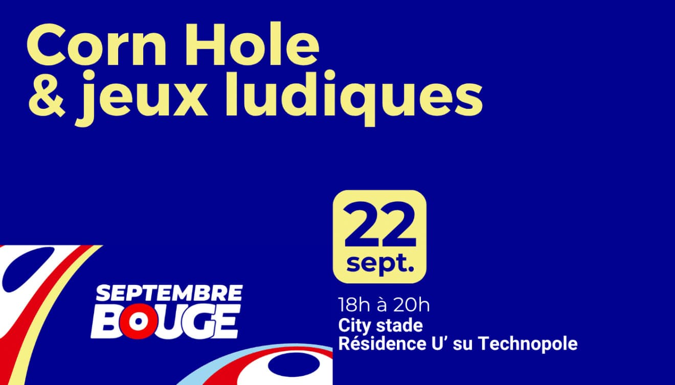 Corn Hole & jeux ludiques à la résidence U' du Technopôle