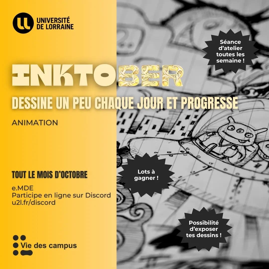 [Défi créatif] Inktober – dessine un peu chaque jour