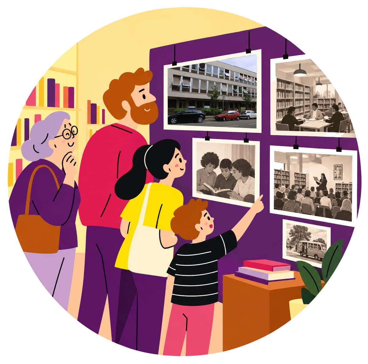 La médiathèque du Sablon : une histoire en images, 1976-2026