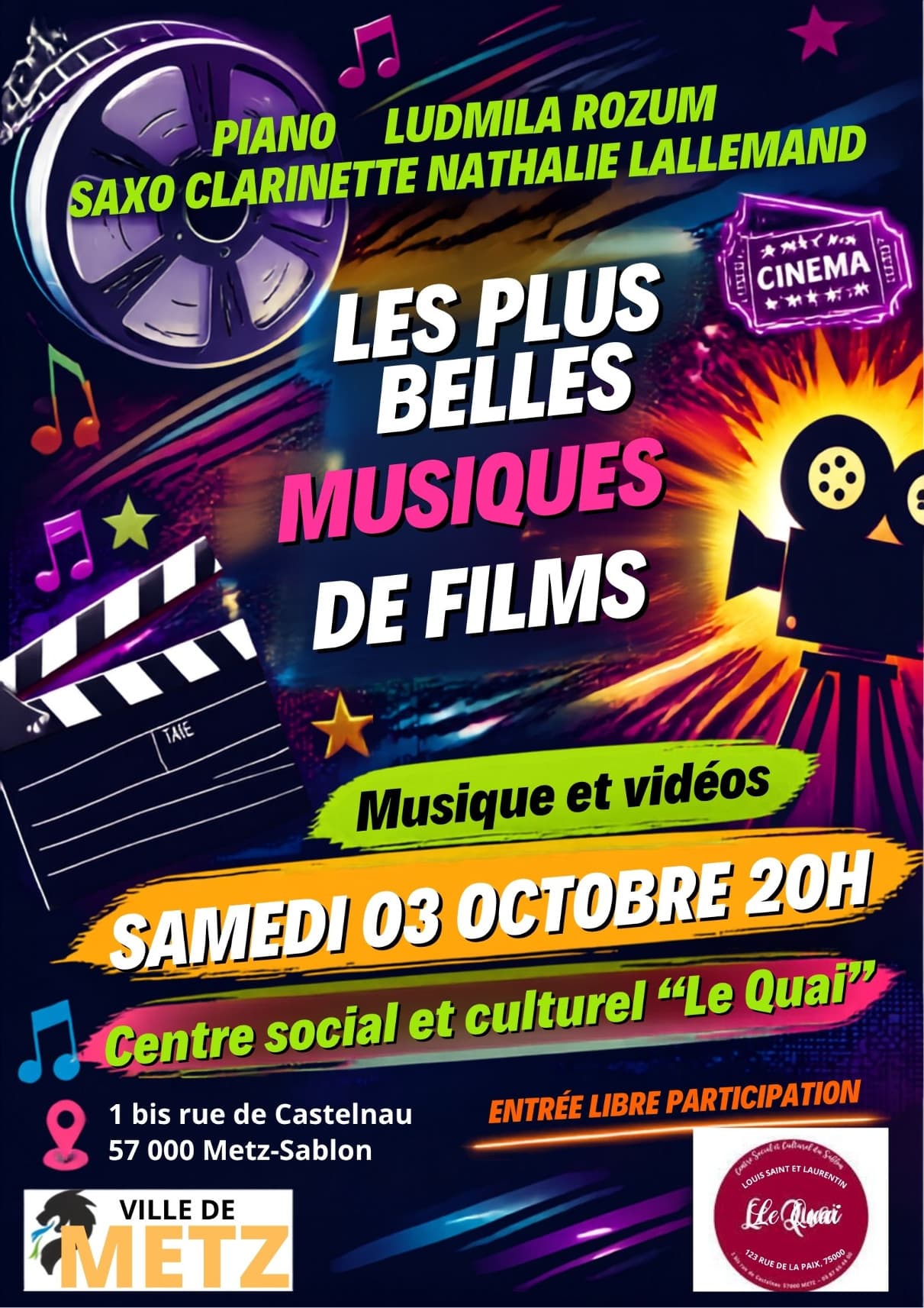 Musiques de film au Quai
