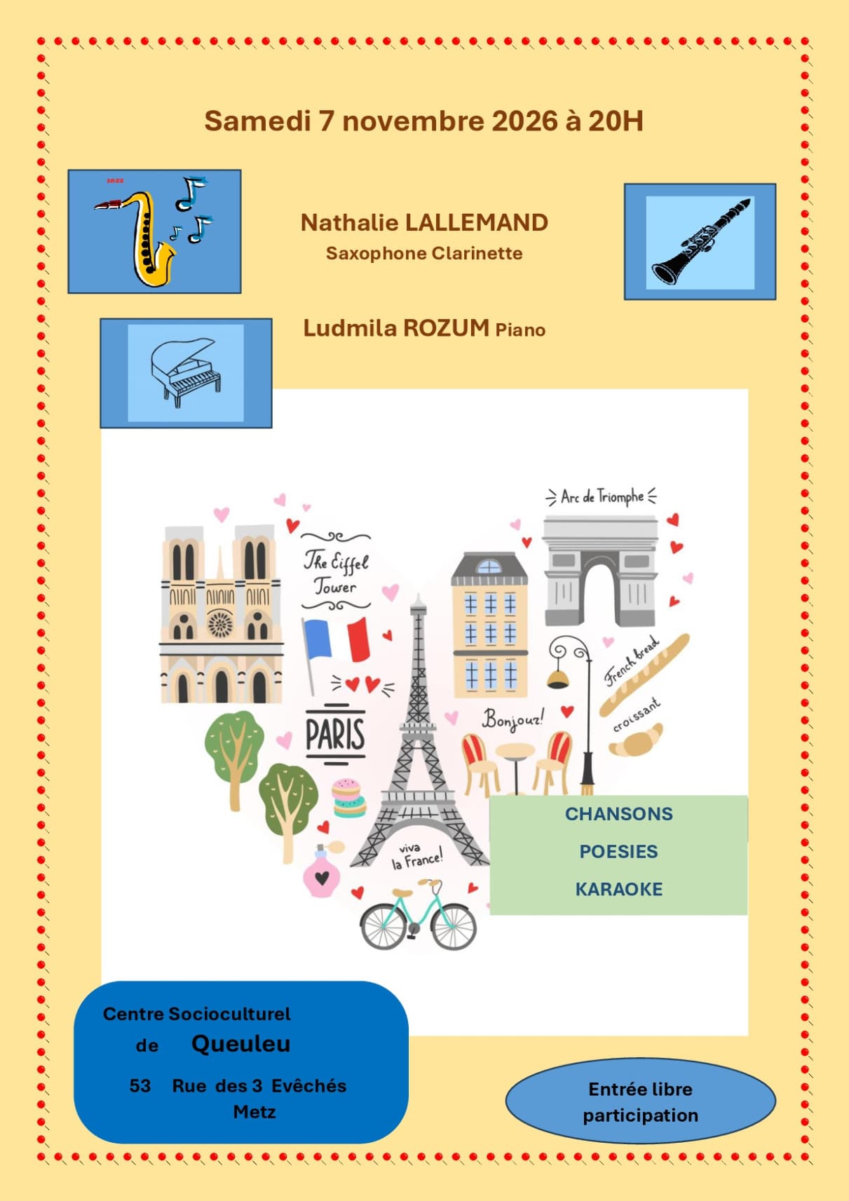 Chansons, poésies et Karaoké