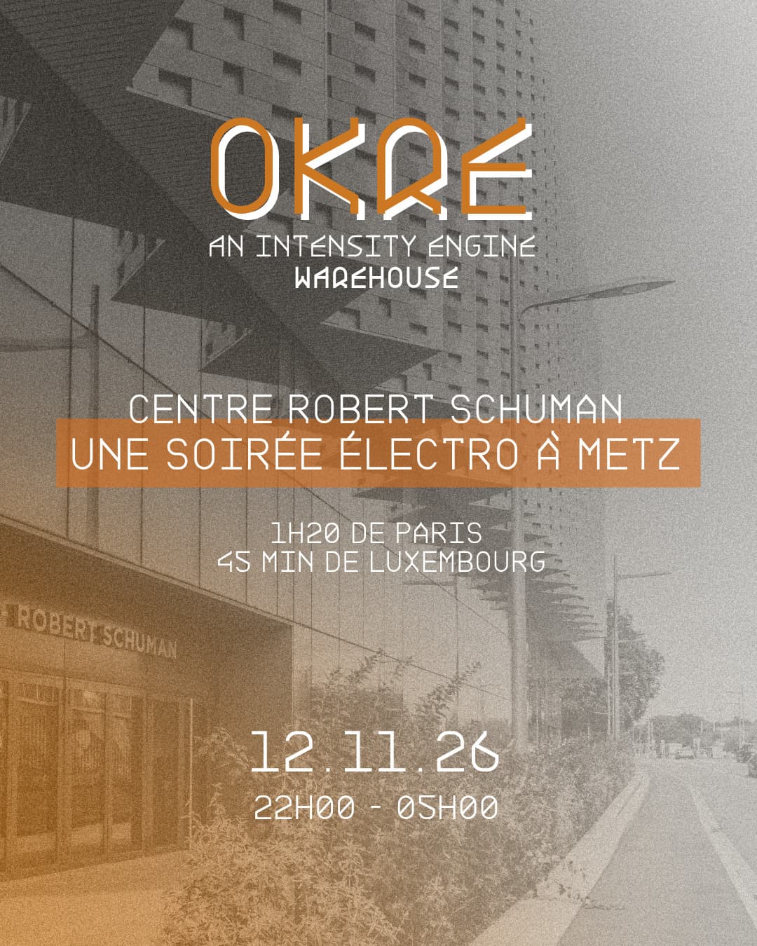 OKRE - Nuit électronique - Seth Troxler + Lil Louis +...