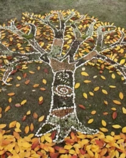 Land Art d'automne au jardin