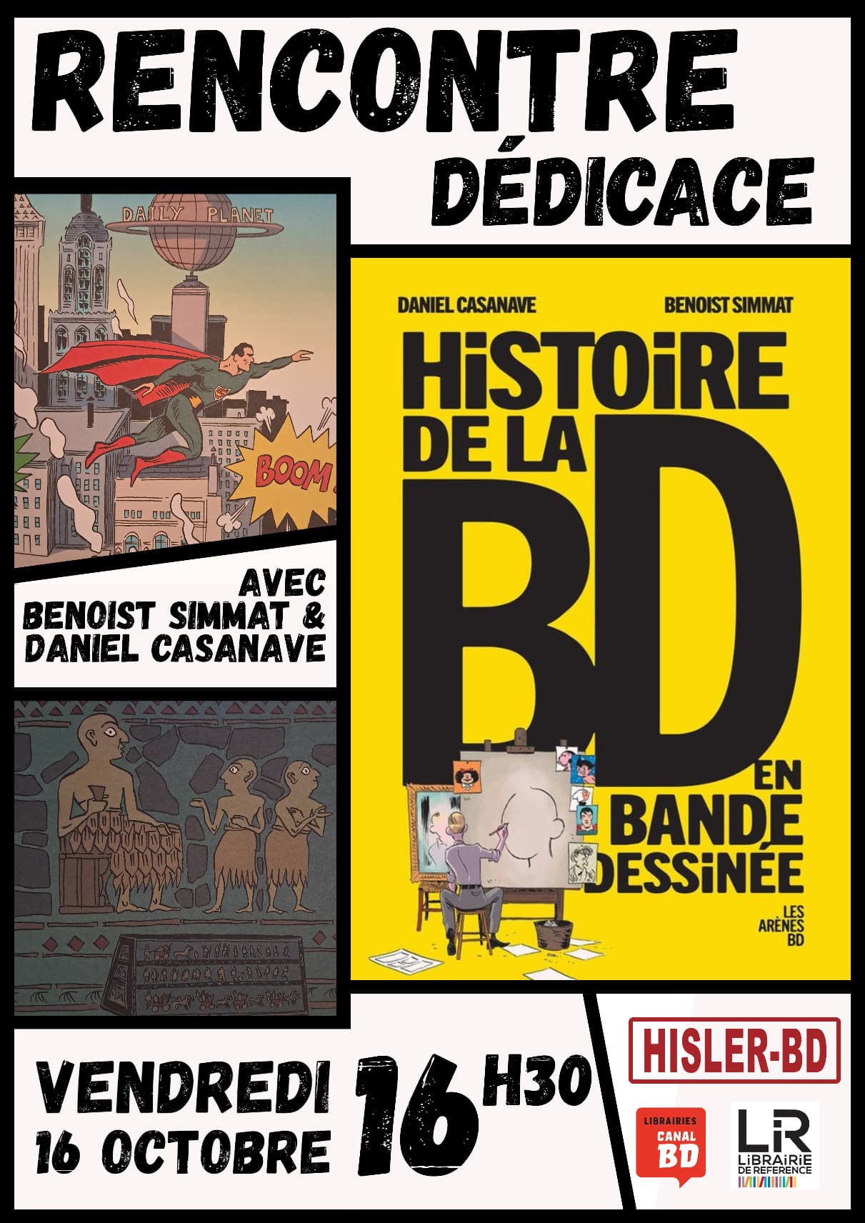 Rencontre-dédicace : L'histoire de la BD en bande dessinée