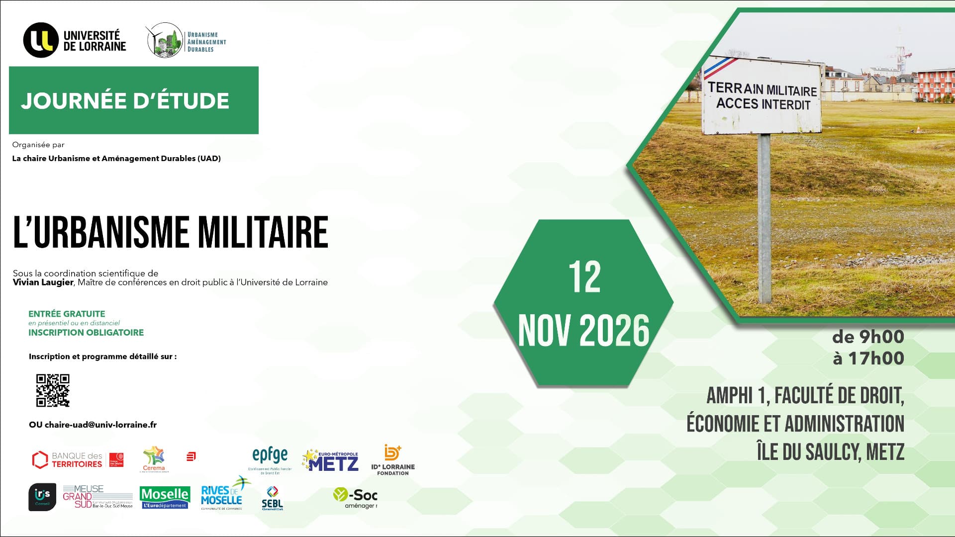 Journée d'étude : L'urbanisme militaire