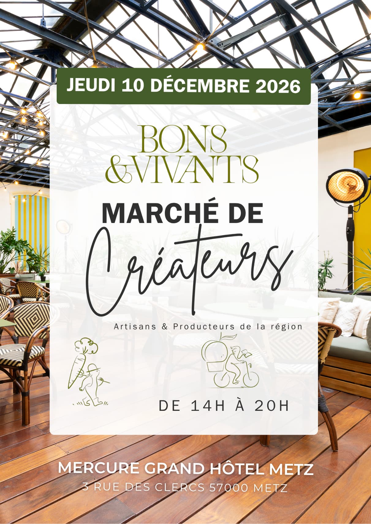 5ème édition de Bons&Vivants - Marché de créateurs