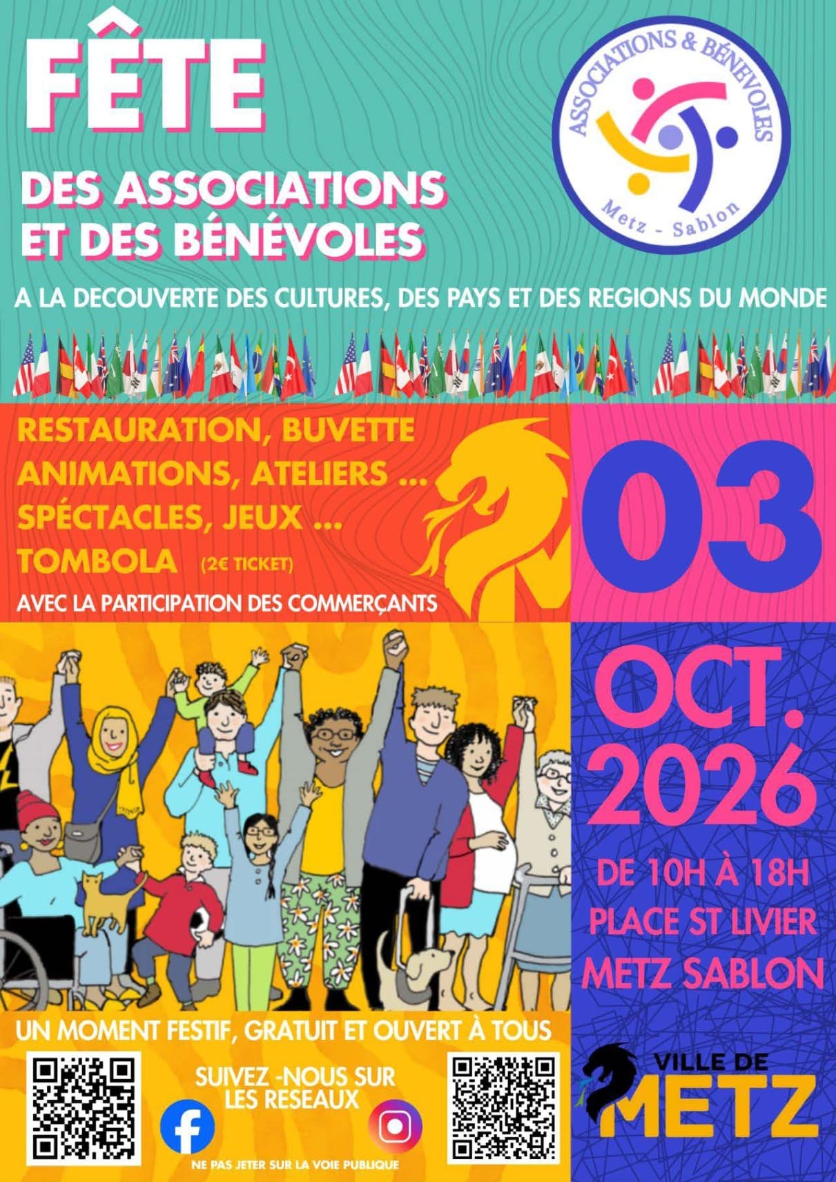 Fête des associations du quartier Sablon