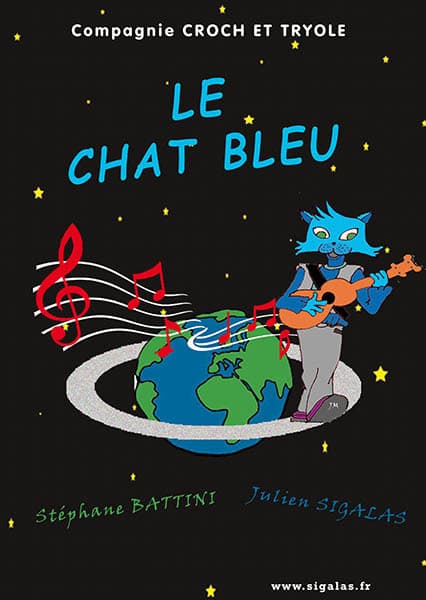 Le chat bleu