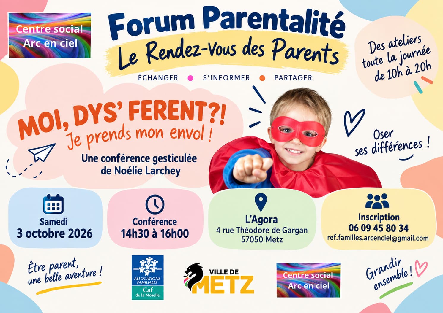 "Moi, Dys-ferent ?! Je prends mon envol!