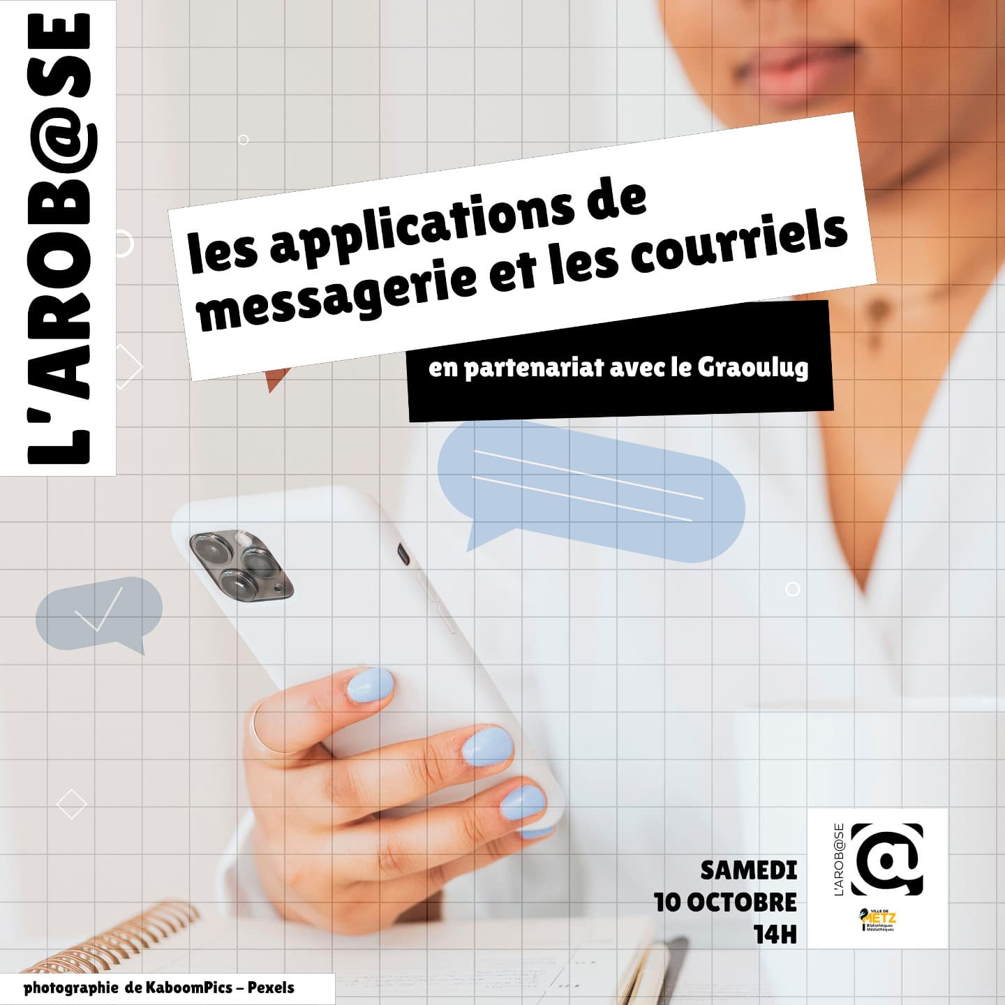 Les applis de messagerie et les courriels