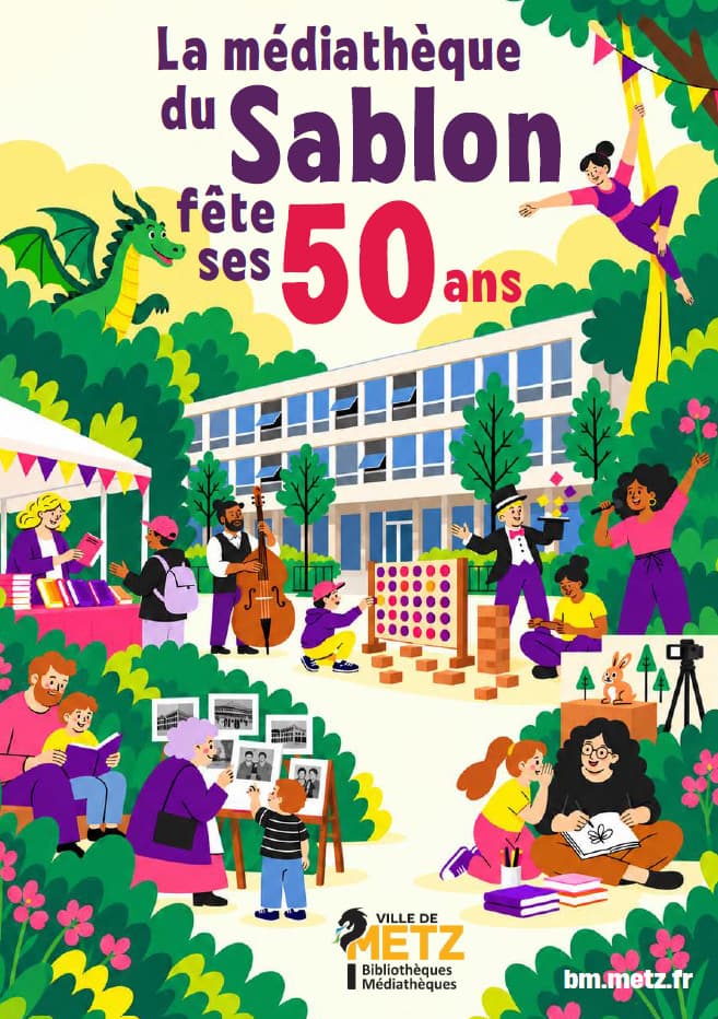 La médiathèque du Sablon fête ses 50 ans