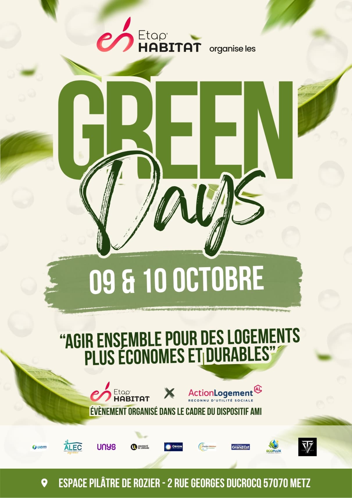 Green Days - Agir ensemble pour des logements plus économes