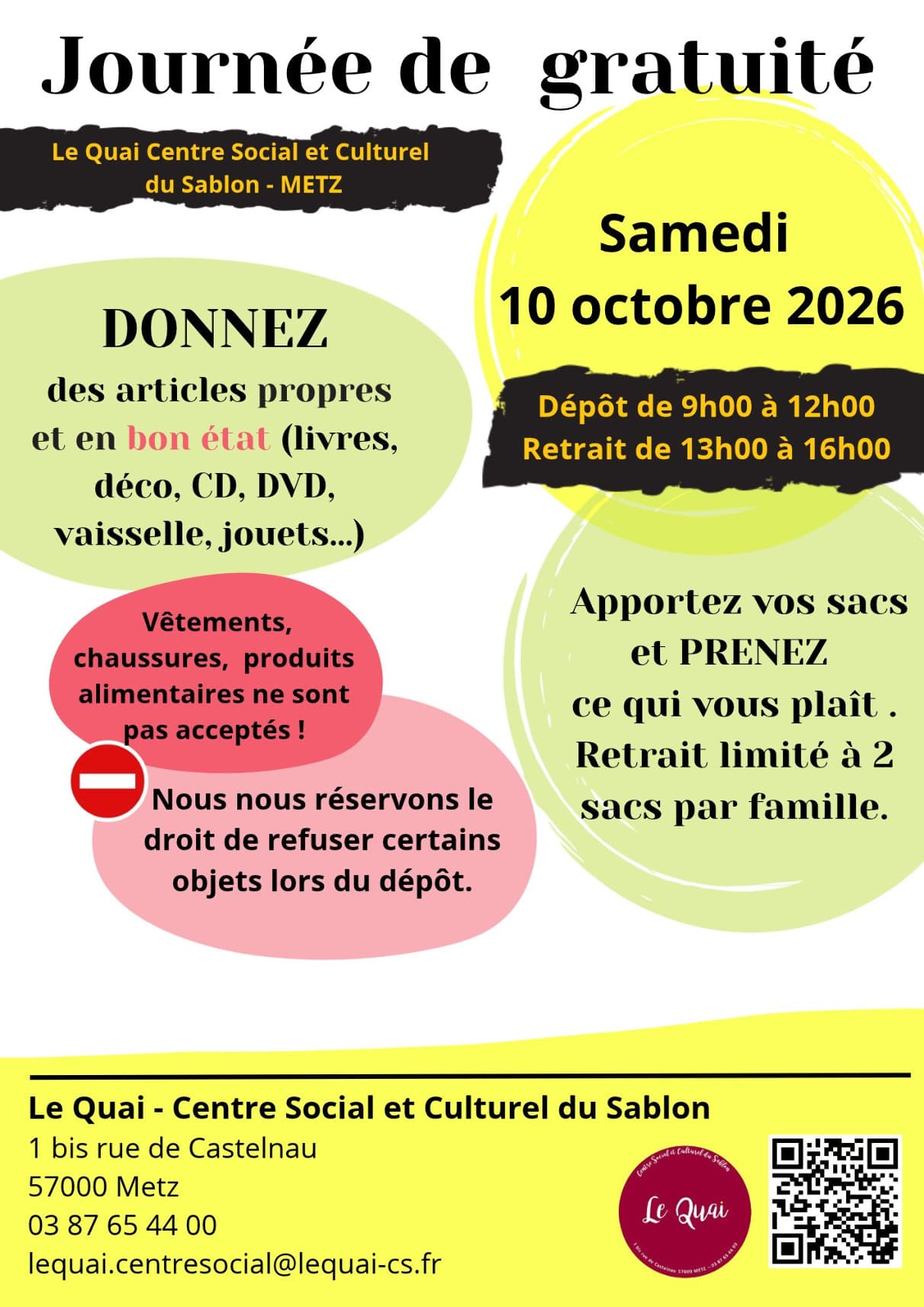 Journée de gratuité