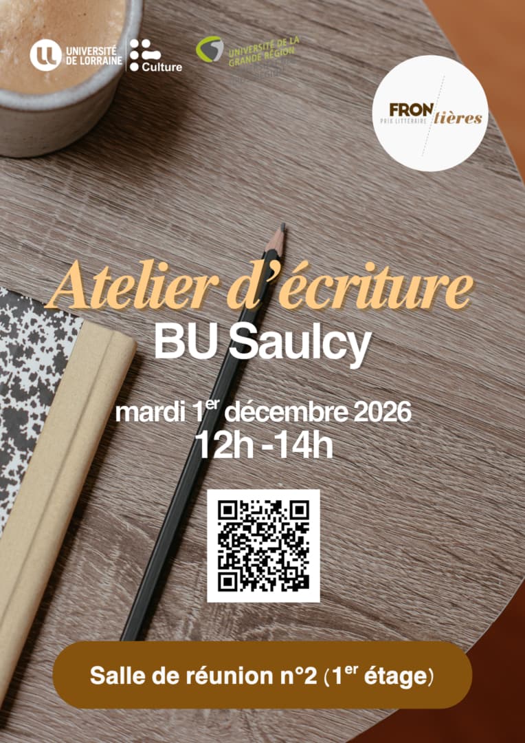 Ecrire aux frontières – atelier d’écriture à la BU Saulcy