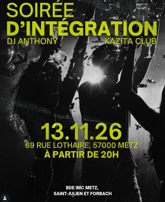 Soirée d'intégration de l'IMC