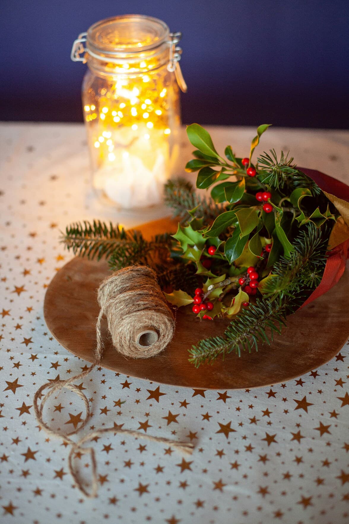 Atelier centre de table et photophore