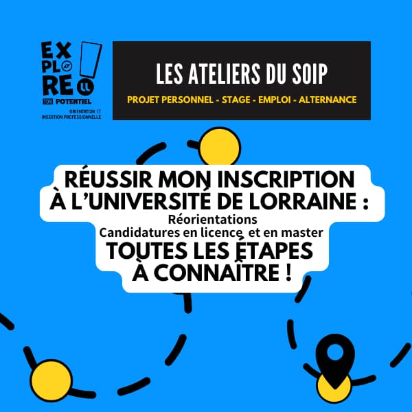Réussir mon inscription à l’Université de Lorraine