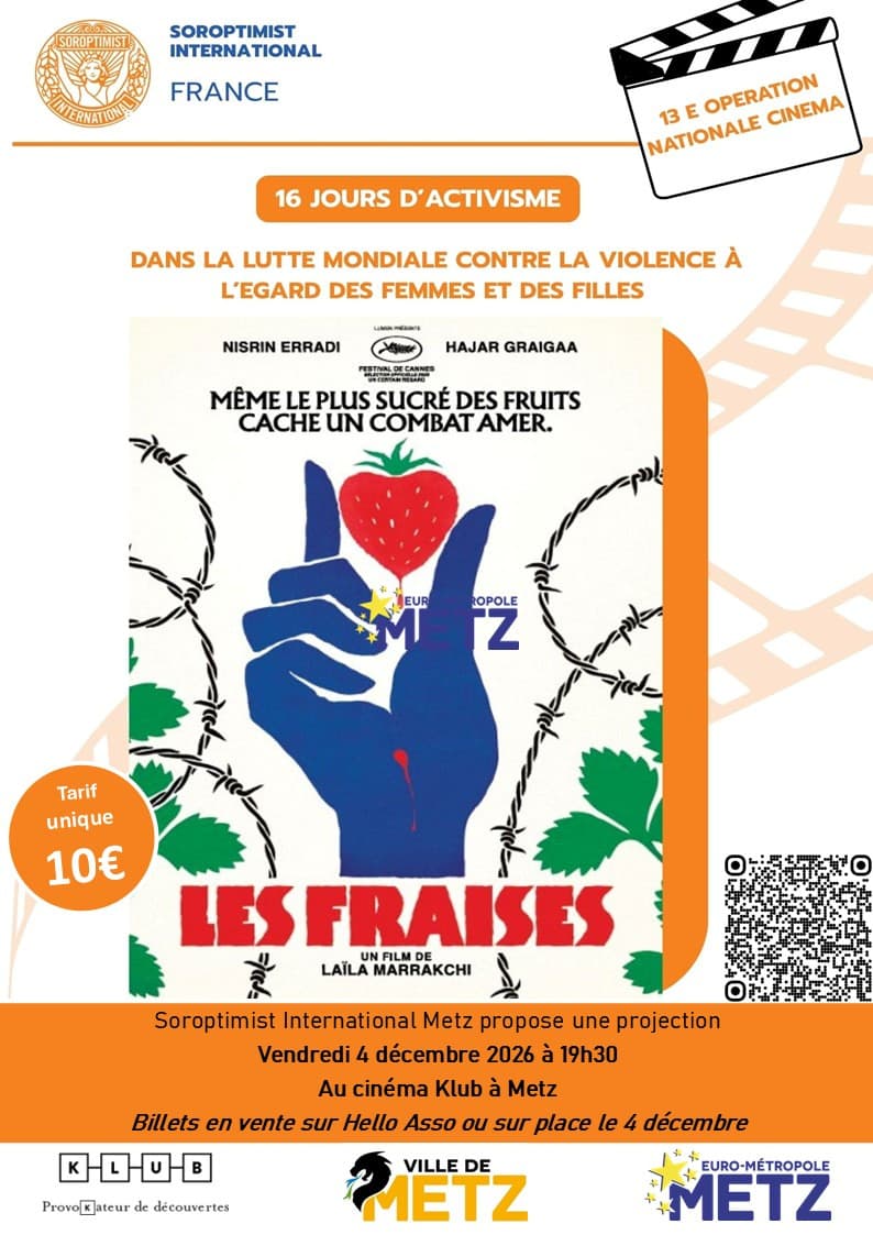 Projection de film : Les Fraises