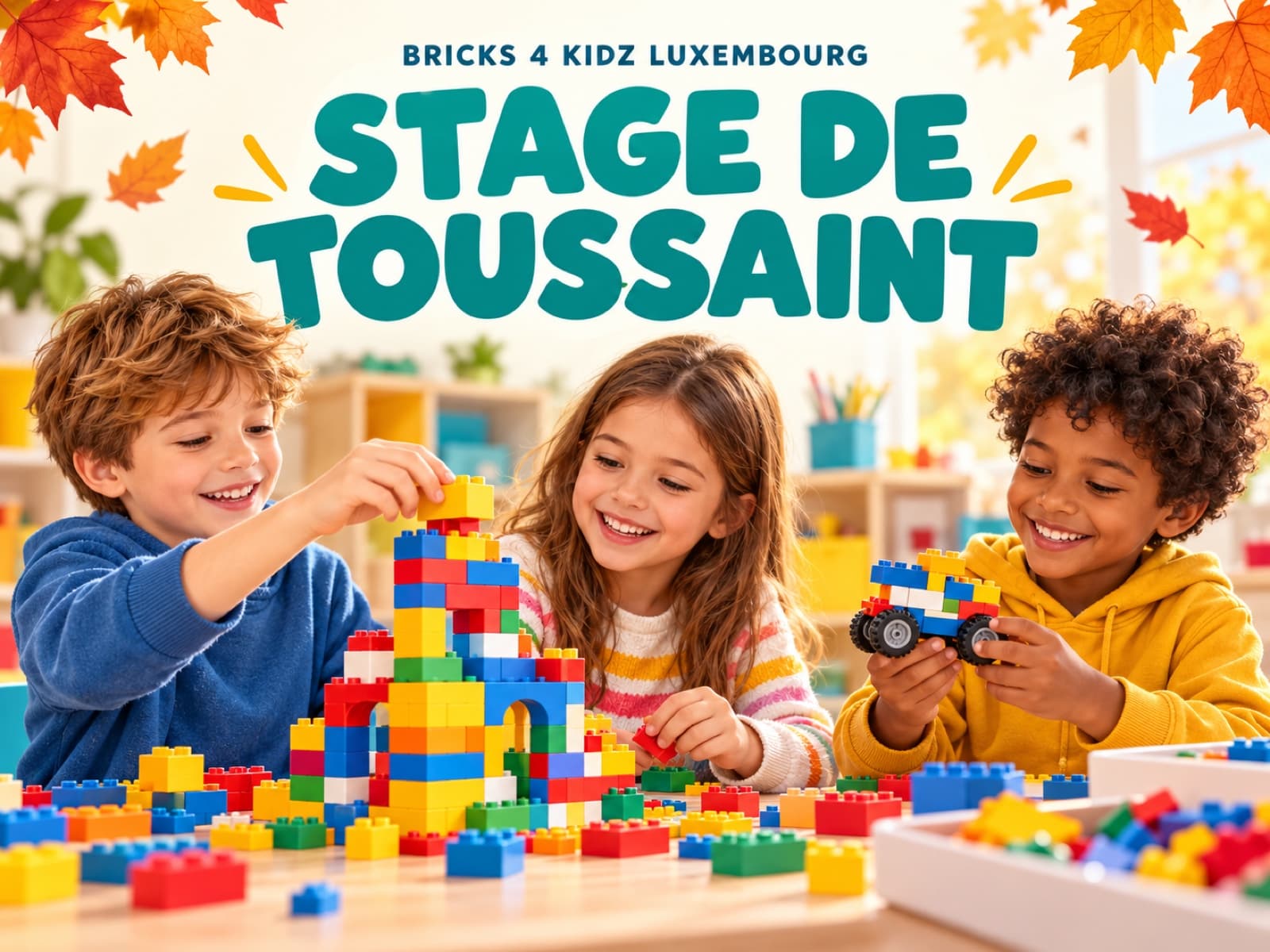 Bricks 4 Kidz Luxembourg : Stage Bricks 4 Kidz de la Toussaint