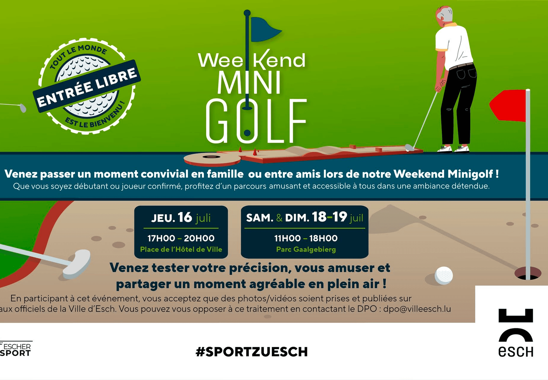 Ville d'Esch : Weekend Mini Golf
