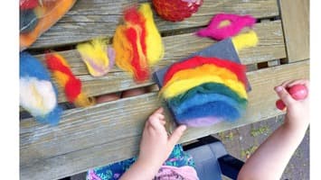 Workshop: Medaillen Filzen für Kinder