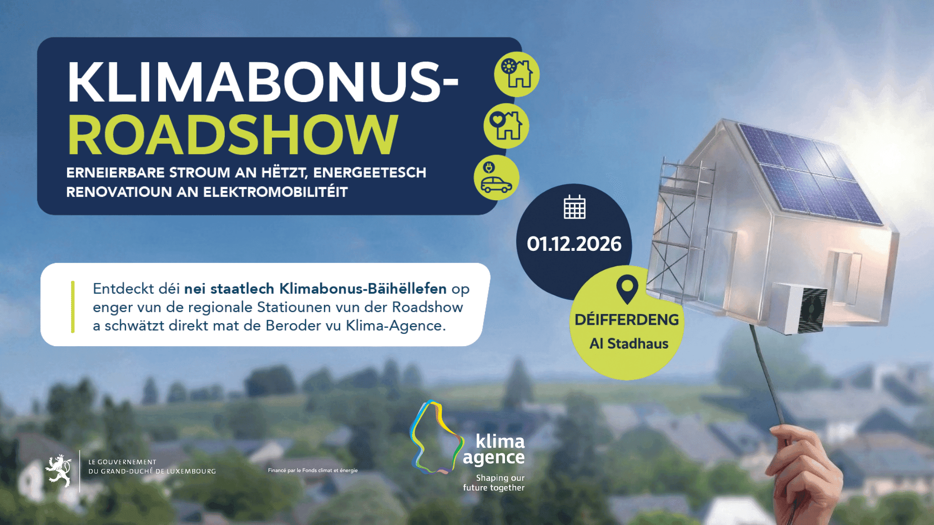 Klimabonus-Roadshow