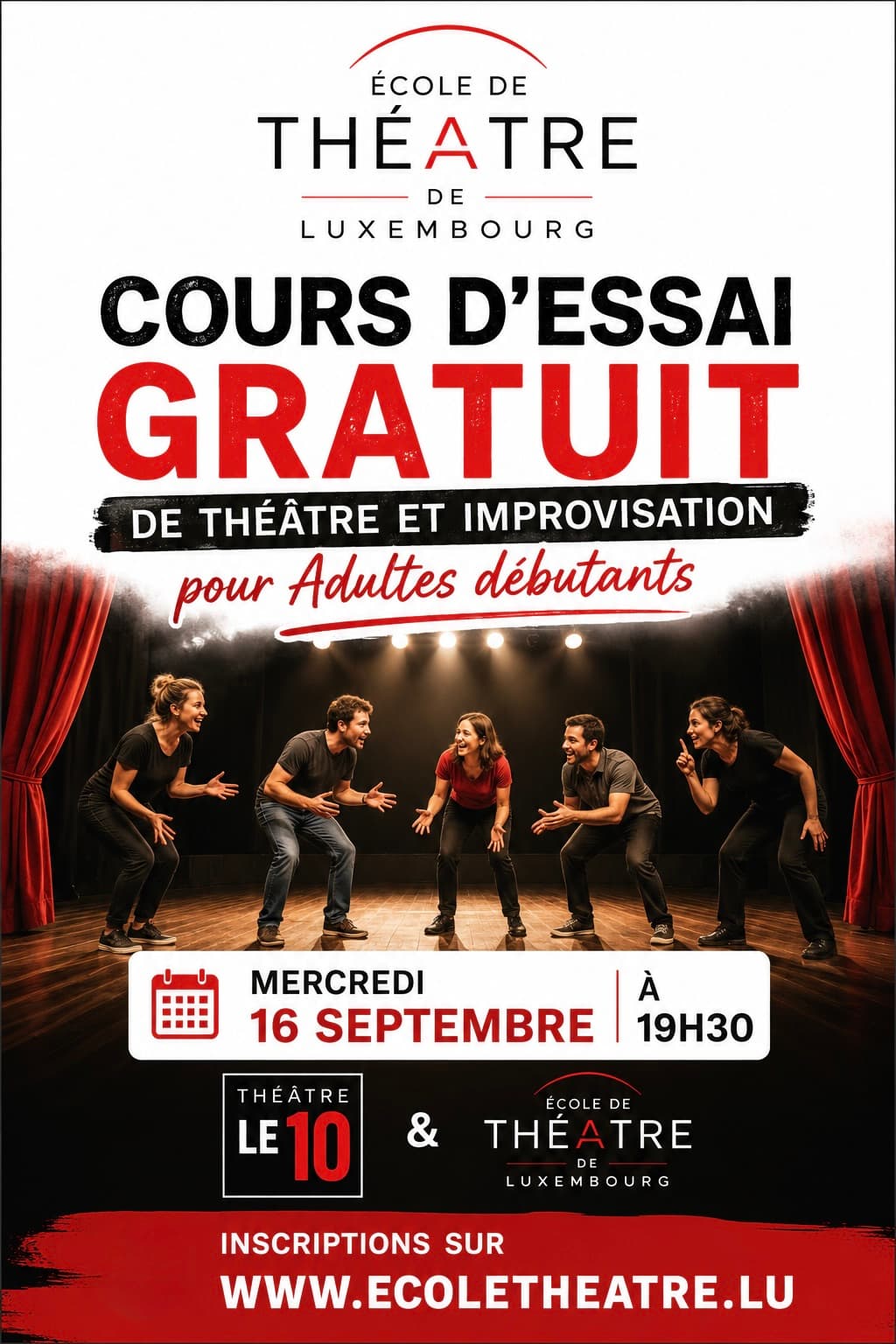 COURS D'ESSAI THEATRE & IMPROVISATION