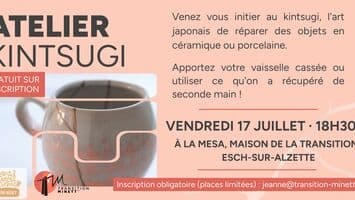 Atelier Kintsugi à la MESA