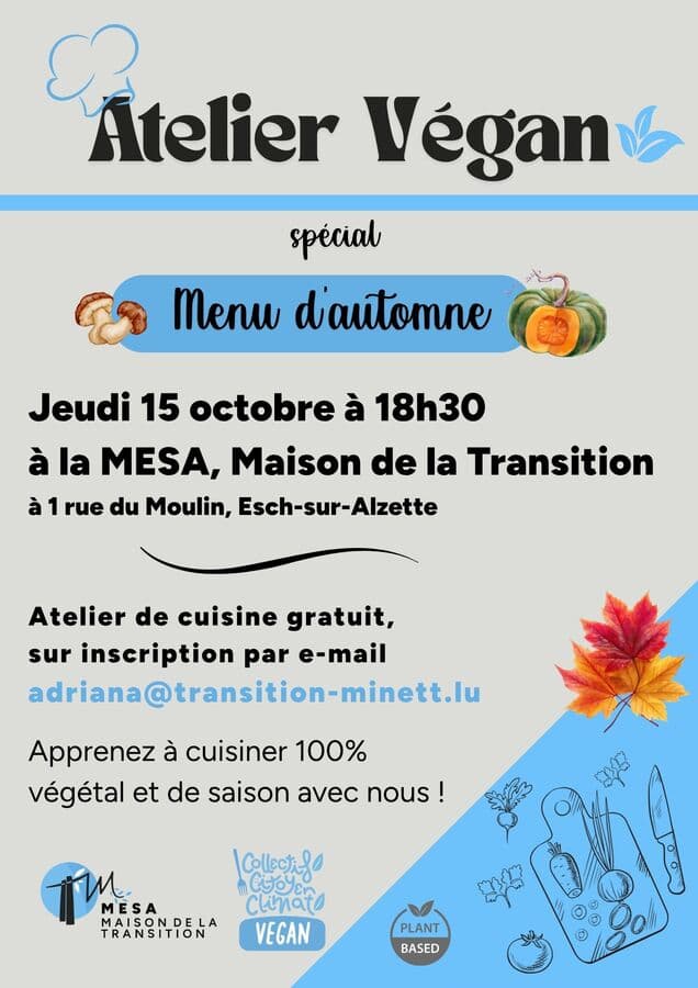 Atelier de cuisine végane
