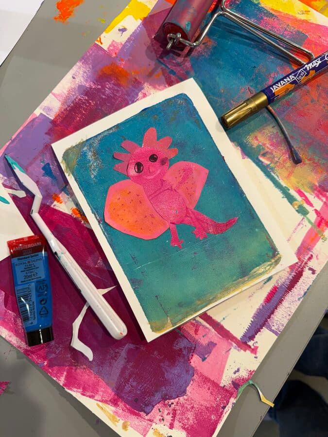 Collagewerkstatt (Atelier de collage)