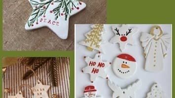 Weihnachtsdeko aus DRY CLAY (Décoration de Noël en DRY CLAY)