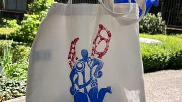 Villa Plage : Impression Nana sur tote bag