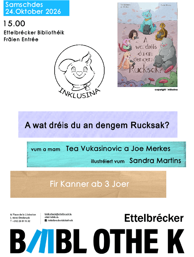 A wat dréis du an dengem Rucksak?