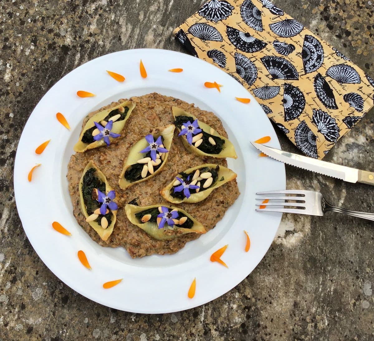Visite guidée du jardin d'herbes aromatiques avec déjeuner ou dîner végétalien