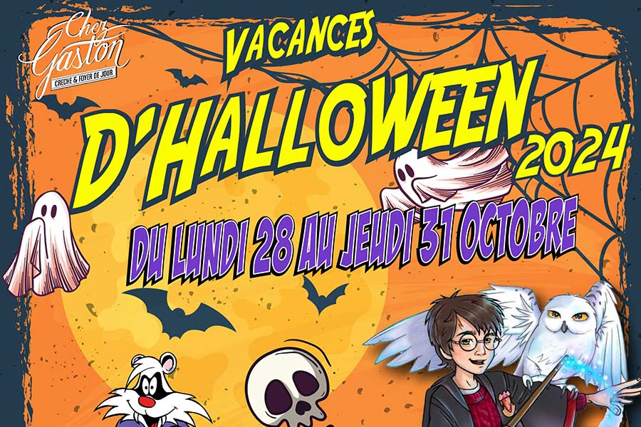 kideaz copyright creche chez gaston vacances halloween 2024