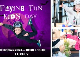 kideaz copyright luxfly flying kids funday halloween 2024