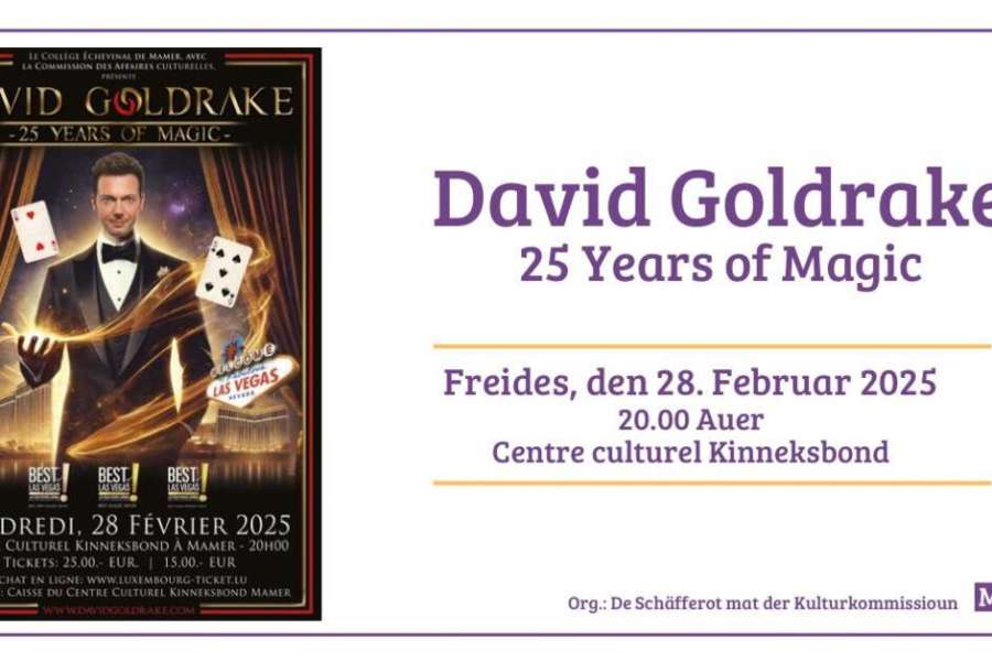 kideaz copyright event kinneksbond centre culturel mamer  david goldrake 25 years of magic